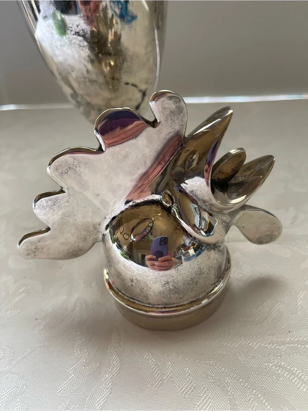 Vintage Restoration Hardware Rooster Cocktail Shaker